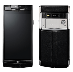 Vertu Signature touch jet leather