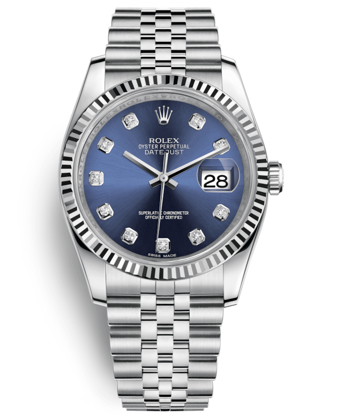 Rolex Datejust 36mm Steel and White Gold