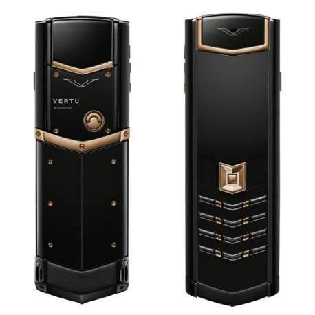 Vertu Signature S Design Red Gold Black DLC