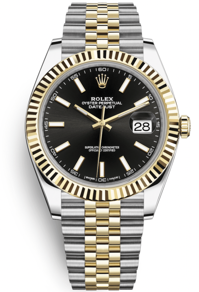 ROLEX DATEJUST 41MM STEEL AND YELLOW GOLD