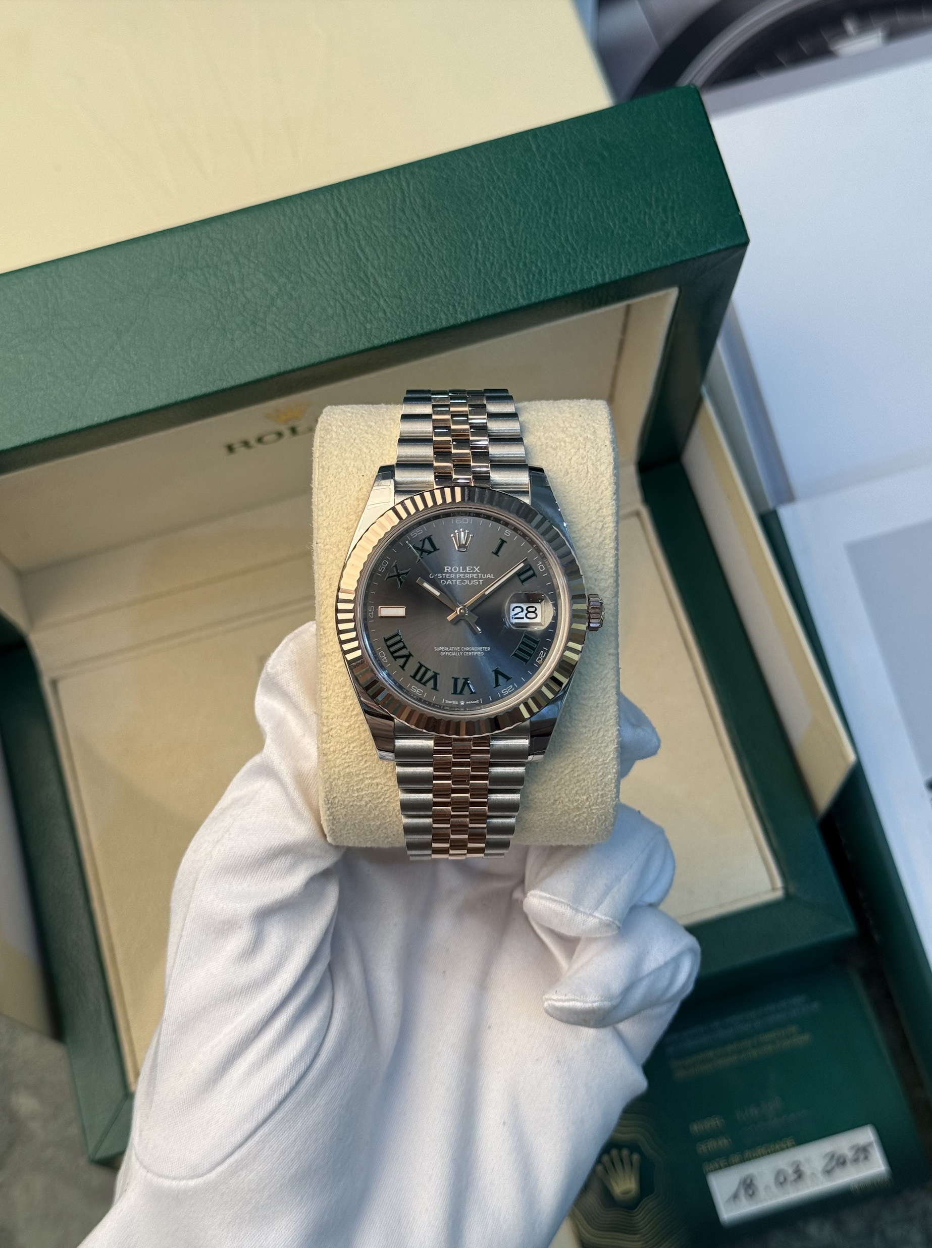 Rolex Datejust 41mm Steel and Everose Gold