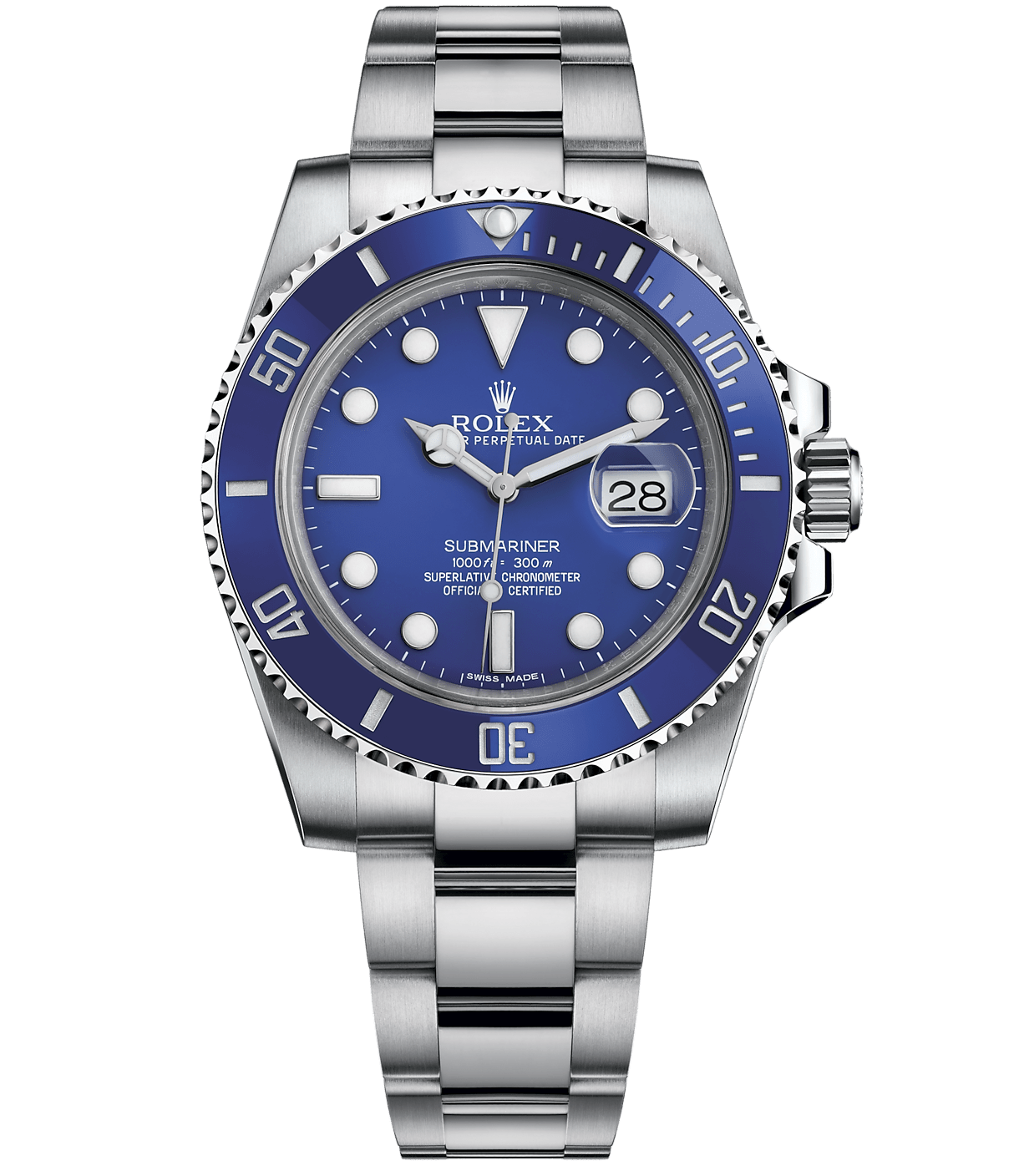 Rolex Submariner Date 40mm White Gold Ceramic