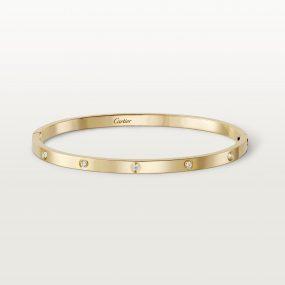 Браслет Cartier Love small model 10 diamonds