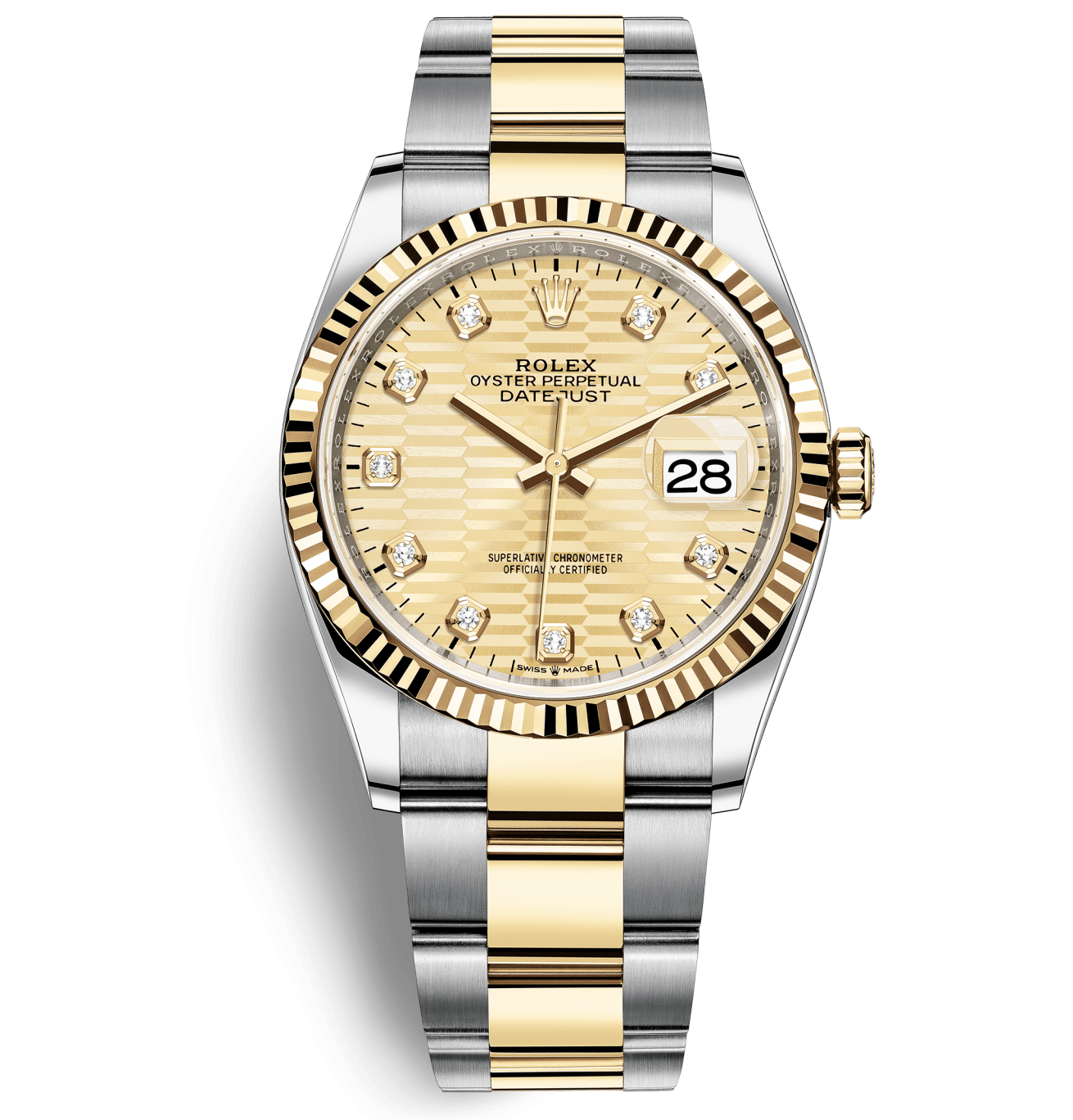 Rolex Datejust 36mm Steel and Yellow Gold