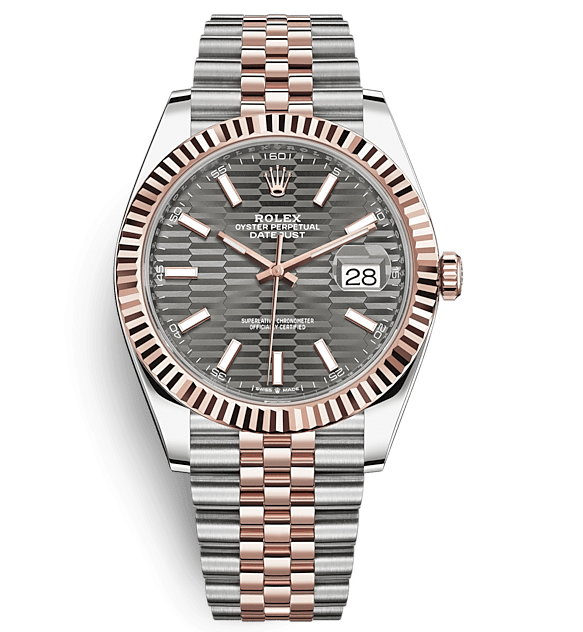 Rolex Datejust 41mm Steel and Everose