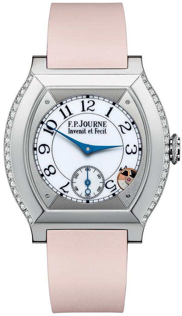 F.P. Journe Elegante Elegante 40 mm Titanium Inserts and 2 Rows of Diamonds