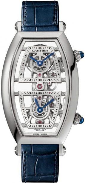 Cartier Prive Tonneau XL Skeleton Dual Time