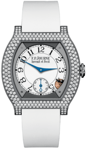 F.P. Journe Elegante Elegante 40 mm Titanium 12 Rows of Diamonds