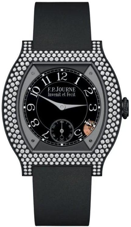 F.P. Journe Elegante Elegante 40 mm Titalyt 12 Rows of Diamonds