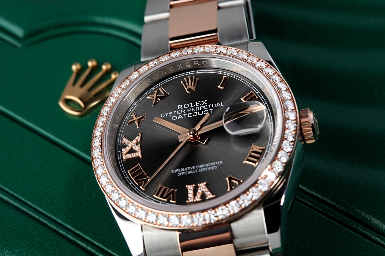 Rolex Datejust 36mm Steel and Everose Gold
