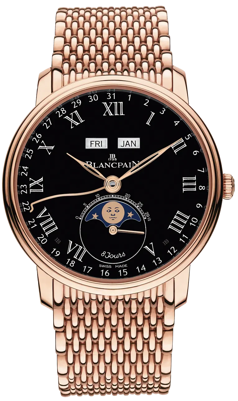 Blancpain Villeret Moon Phase Complete Calendar '8 Jours'