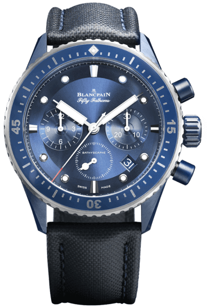 Blancpain Fifty Fathoms Fifty Fathoms Bathyscaphe Bucherer Blue Edition