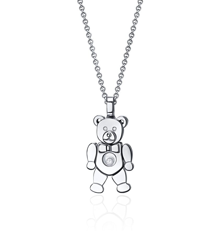 Подвеска с бриллиантами Chopard Happy Diamonds Teddy Bear