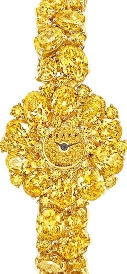 Graff Jewellery Watches Oval Fancy Vivid Yellow Diamond