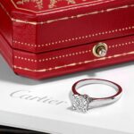 Кольцо с бриллиантом Cartier