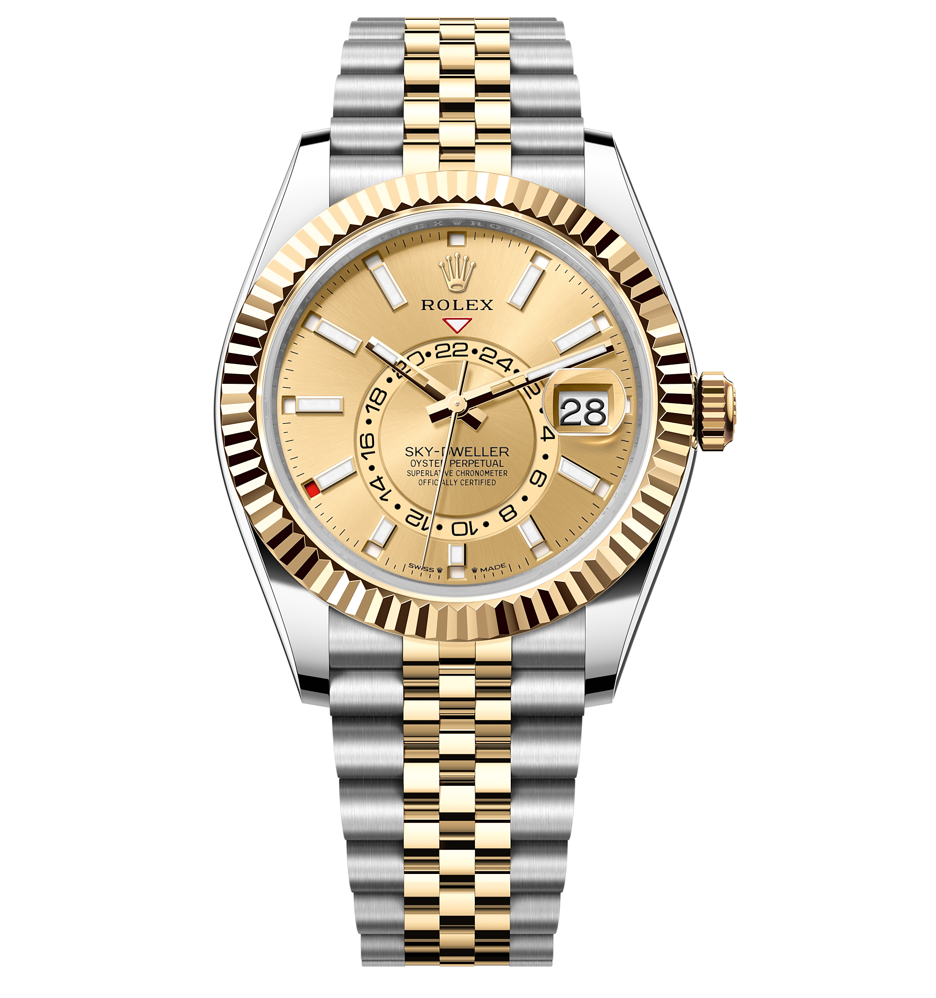 Rolex Sky-Dweller 42mm Steel and Yellow Gold