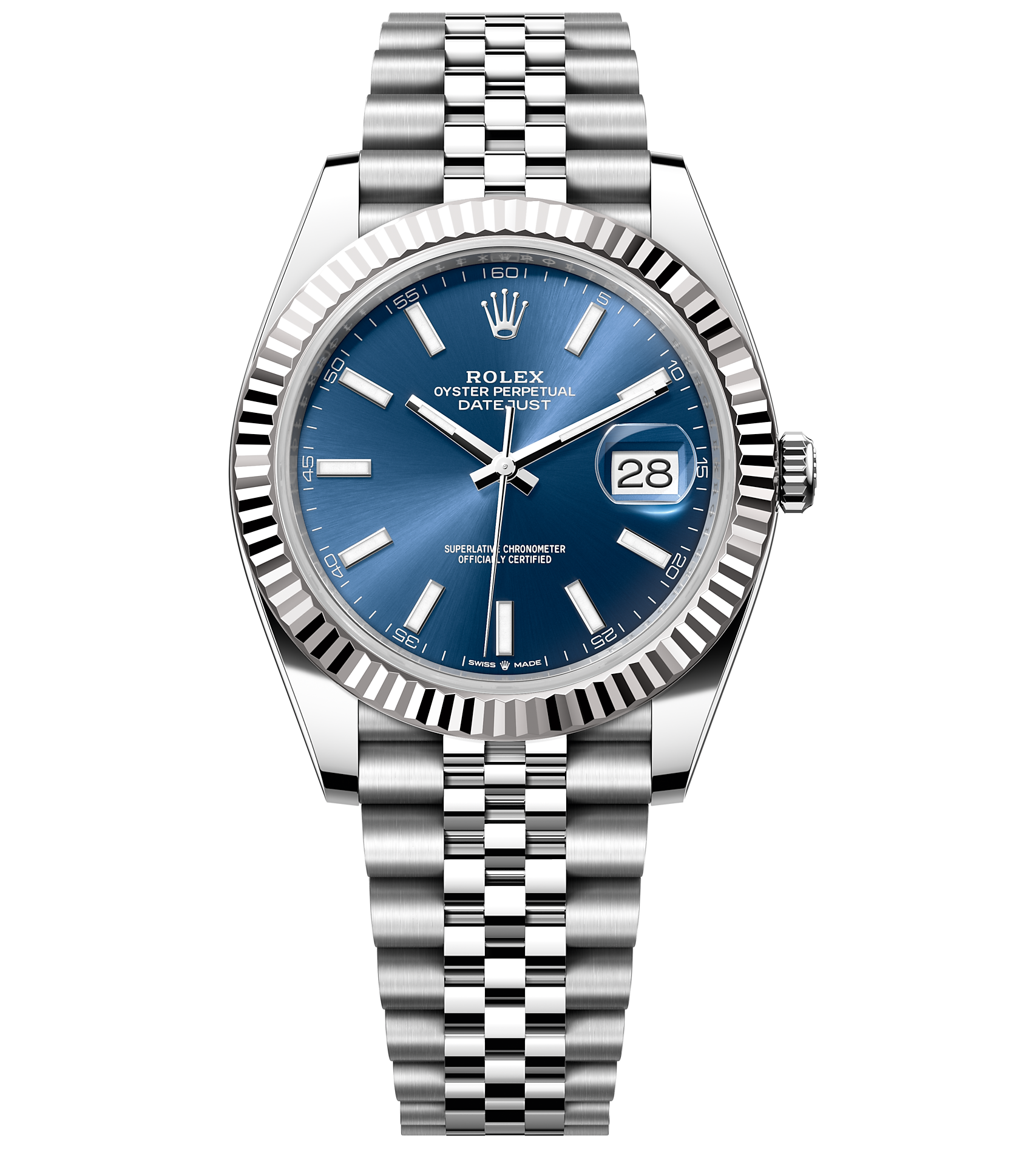 Rolex Datejust 41mm Steel and White Gold