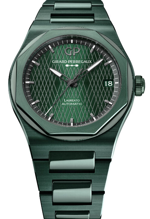 Girard-Perregaux Laureato Green Ceramic Aston Martin