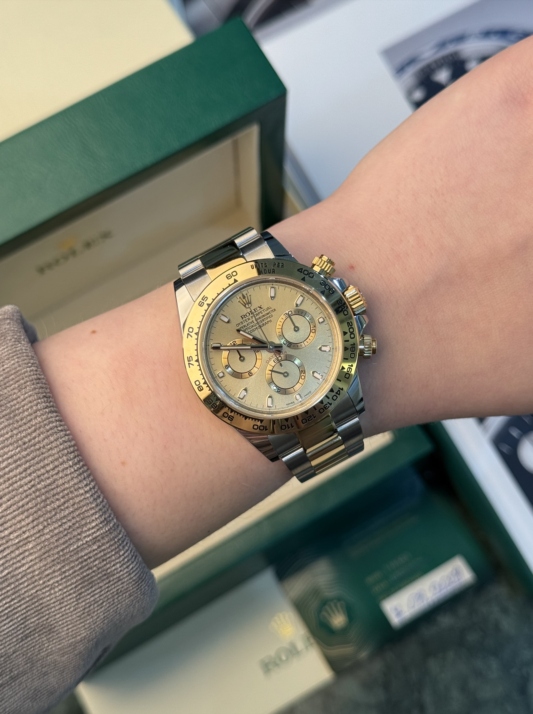 Rolex Cosmograph Daytona 40mm Steel and Yellow Gold