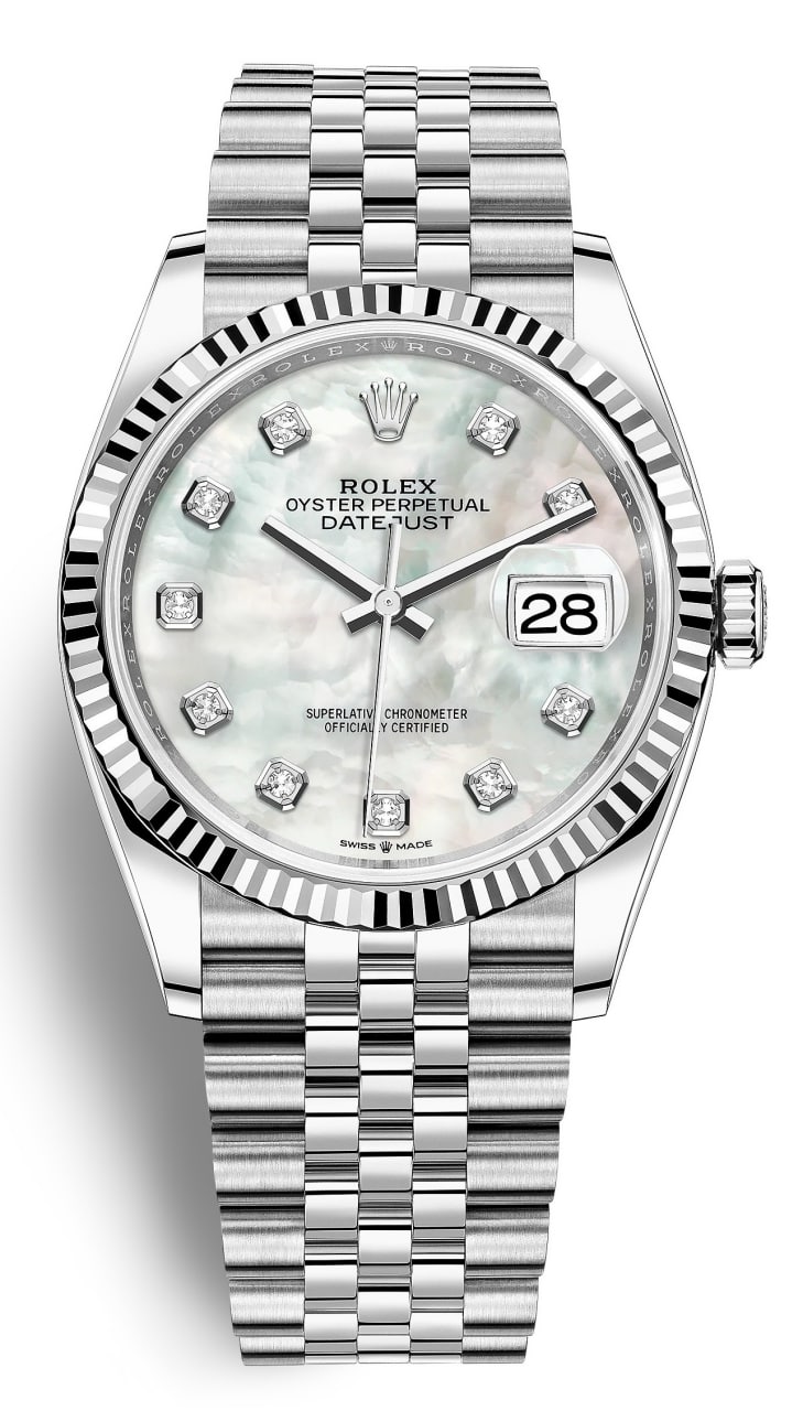 Rolex Datejust 36mm Steel and White Gold