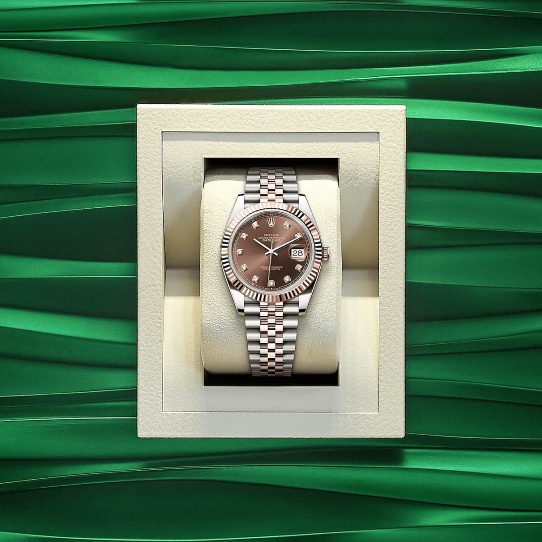 Rolex Datejust 41mm Steel and Everose Gold