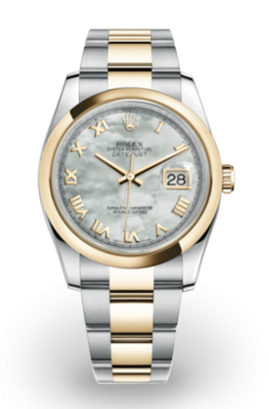ROLEX DATEJUST 36MM STEEL AND YELLOW GOLD