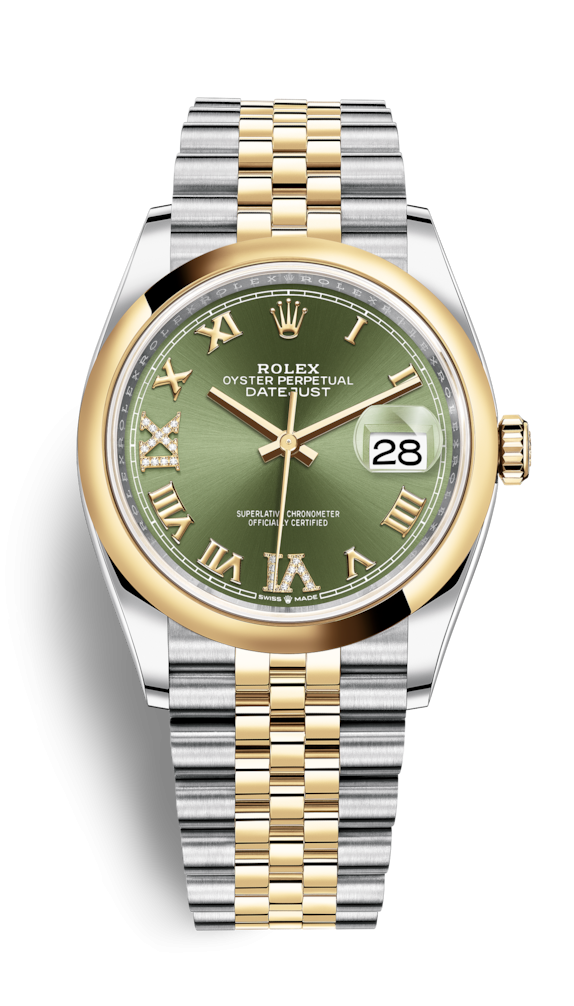 ROLEX DATEJUST 36MM STEEL AND YELLOW GOLD