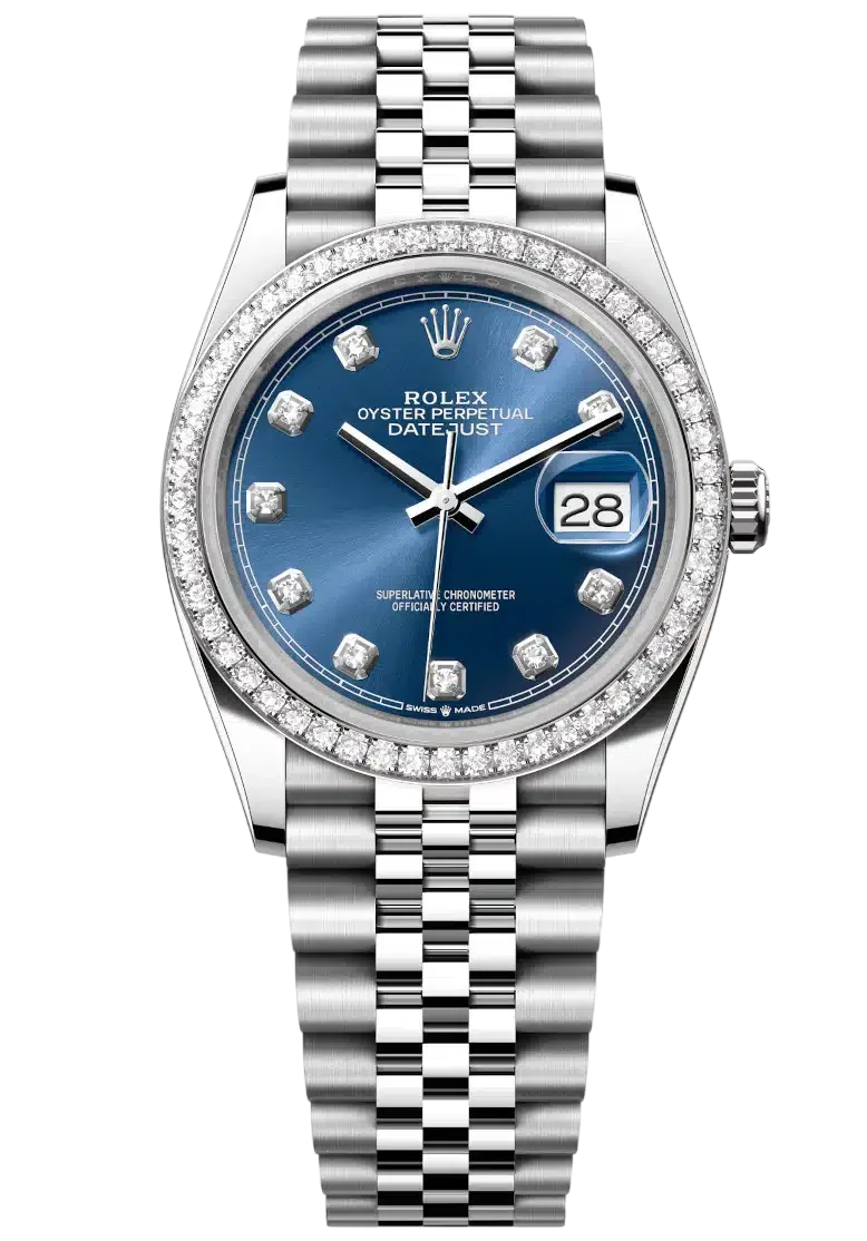 ROLEX DATEJUST 36MM STEEL AND WHITE GOLD
