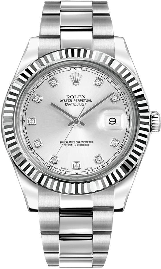ROLEX DATEJUST II 41MM STEEL AND WHITE GOLD